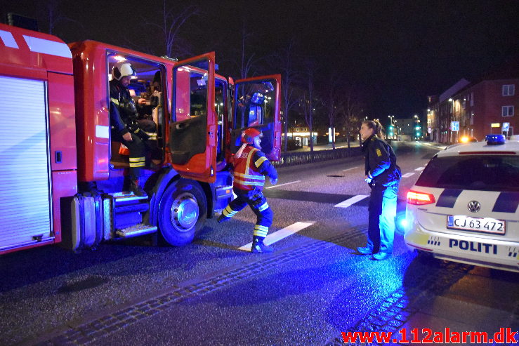 Damp fra et bageri udløste en alarm. Vesterbrogade i Vejle. 31/03-2020. Kl. 22:19.