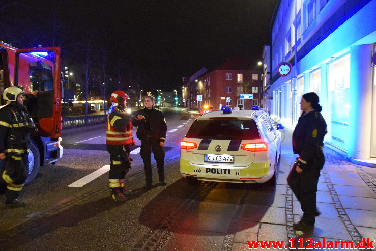 Damp fra et bageri udløste en alarm. Vesterbrogade i Vejle. 31/03-2020. Kl. 22:19.