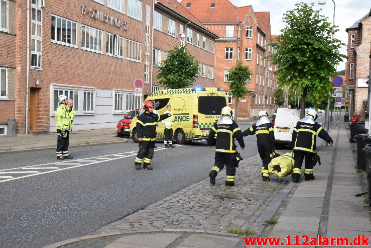 Personredning / Højderedning fra Bygning: Vardevej i Vejle. 10/07-2020. KL. 07:38.