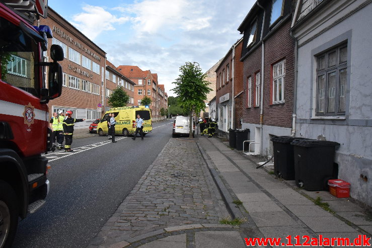 Personredning / Højderedning fra Bygning: Vardevej i Vejle. 10/07-2020. KL. 07:38.