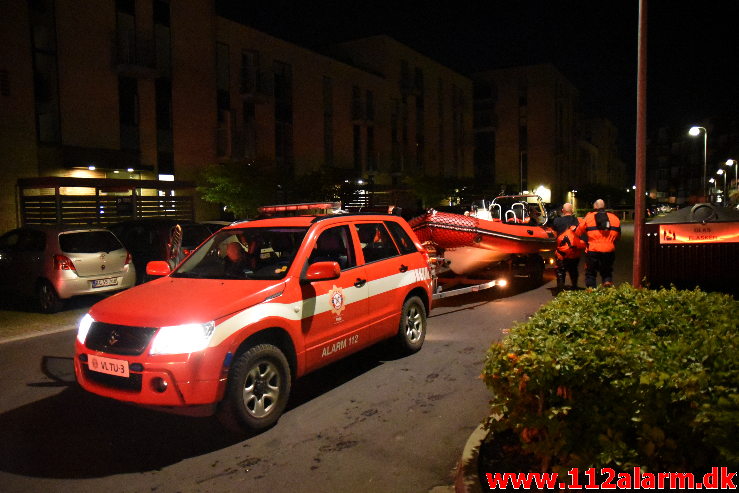 Redning Drukneulykke. Stævnen i Vejle. 12/08-2020. Kl. 02:07.