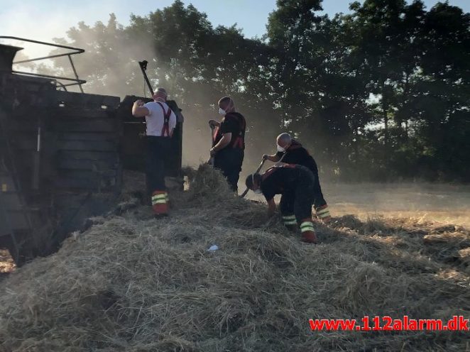 Brand – Landbrugsredskab. Lykkegårdsvej i Veerst. 15/08-2020. Kl. 17:05.