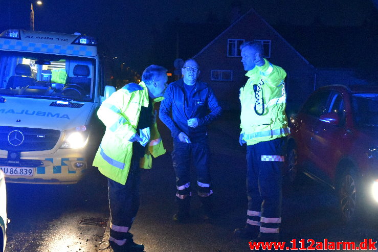 Brand i Villa. Ballevej i Bredsten. 25/10-2020. Kl. 17:22.