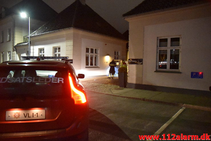 Mindre Brand. Holmen i Vejle. 29/11-2020. Kl. 17:42.