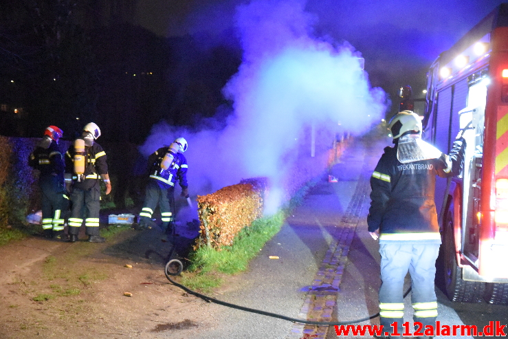 Mindre Naturbrand. Østerbrogade 32 i Vejle. 31/12-2020. KL. 23:07.