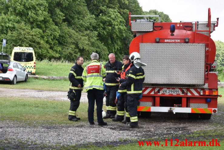 Redning – Drukneulykke. Fårup Sø i Jelling. 20/06-2021. Kl. 15:16.