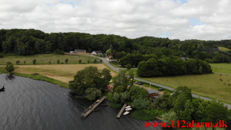 Redning – Drukneulykke. Fårup Sø i Jelling. 20/06-2021. Kl. 15:16.