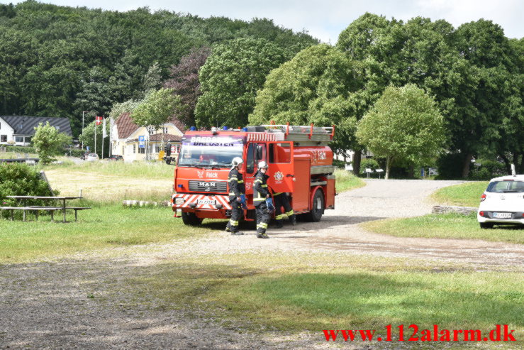 Redning – Drukneulykke. Fårup Sø i Jelling. 20/06-2021. Kl. 15:16.