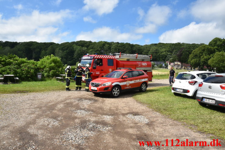 Redning – Drukneulykke. Fårup Sø i Jelling. 20/06-2021. Kl. 15:16.