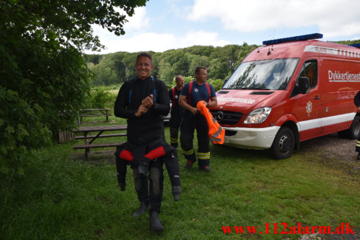 Redning – Drukneulykke. Fårup Sø i Jelling. 20/06-2021. Kl. 15:16.