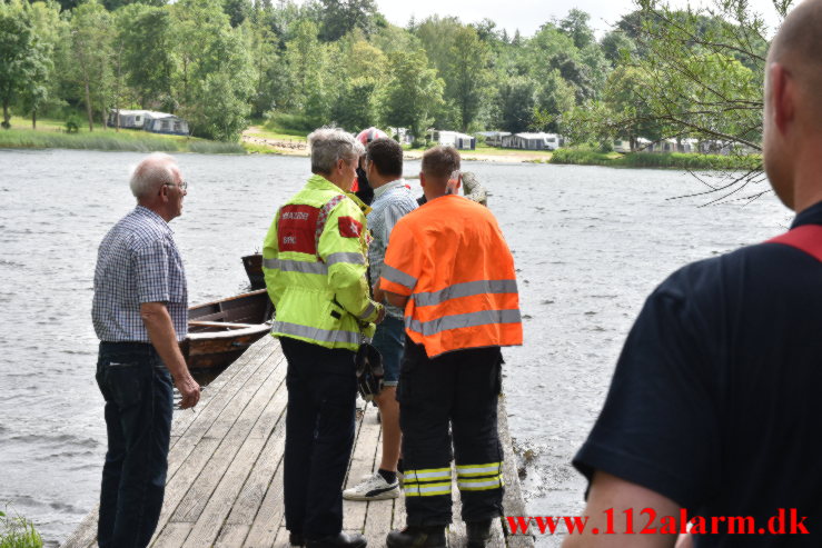 Redning – Drukneulykke. Fårup Sø i Jelling. 20/06-2021. Kl. 15:16.