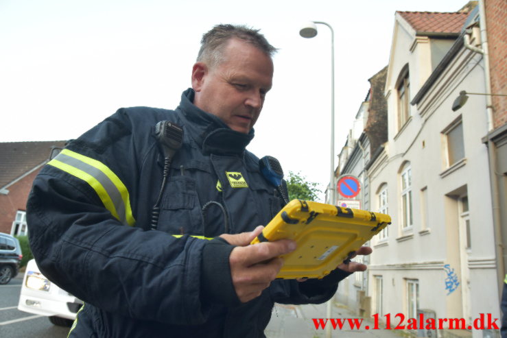 Brand i butik. Vesterbrogade i Vejle. 17/07-2021. Kl. 20:48.