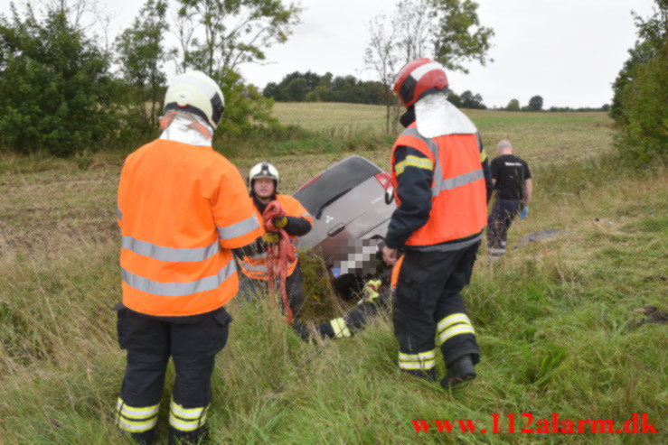 Ældre mand kørte op bag i en anden bil. Koldingvej ved Højen. 16/09-2021. Kl. 12:15.