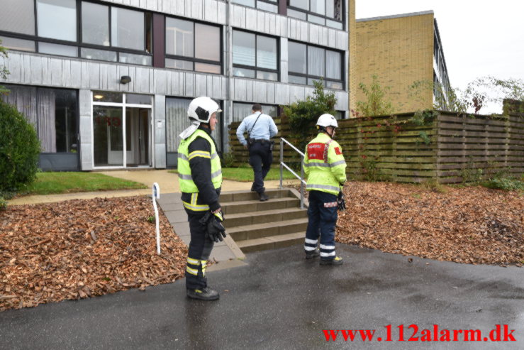 Ild i Lejlighed. Løget Høj 13 i Vejle. 30/09-2021. KL. 13:51.