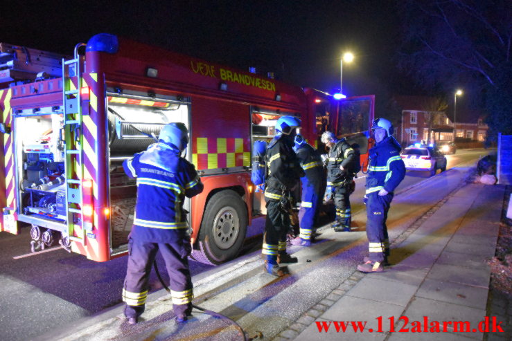 Brand i Villa. Grejsdalsvej i Grejsdalen. 14/01-2022. KL. 18:16.