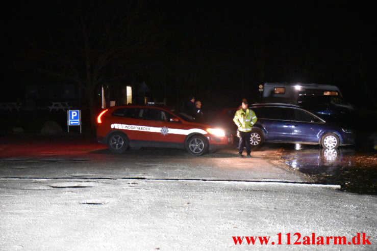 En lille Redningsaktion. Strandvejen i Bredballe. 30/01-2022. Kl. 19:41.