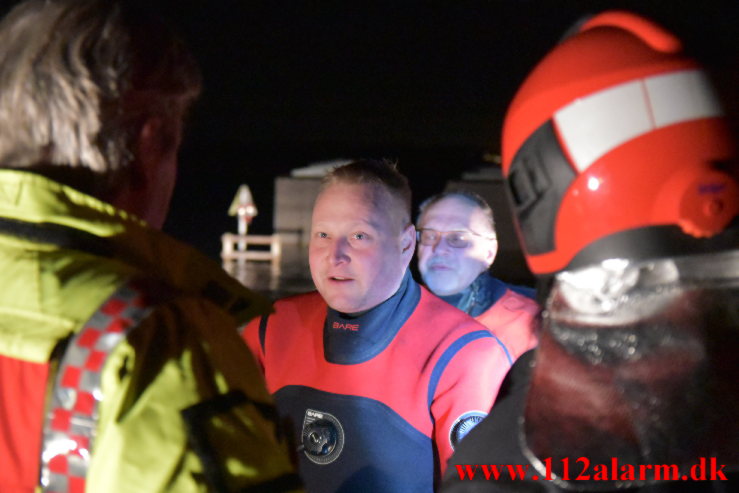 En lille Redningsaktion. Strandvejen i Bredballe. 30/01-2022. Kl. 19:41.