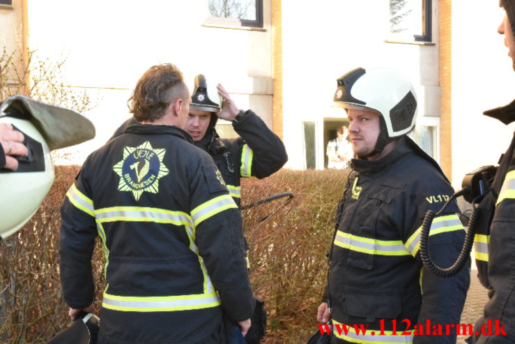Brand i Lejlighed. Moldevej 3 i Vejle. 03/03-2022. KL. 16:14.
