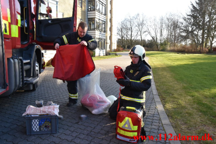 Brand i Lejlighed. Moldevej 3 i Vejle. 03/03-2022. KL. 16:14.