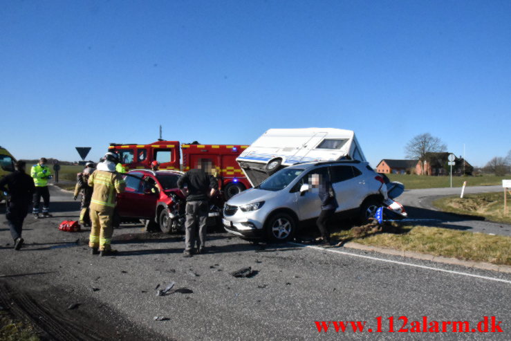 Overså sin ubetingede vigepligt. Vongevej i Sandved. 06/03-2022. KL. 10:41.