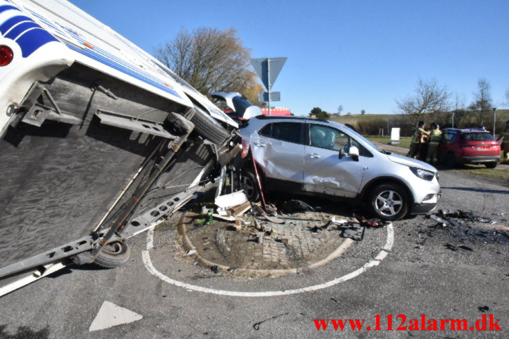 Overså sin ubetingede vigepligt. Vongevej i Sandved. 06/03-2022. KL. 10:41.