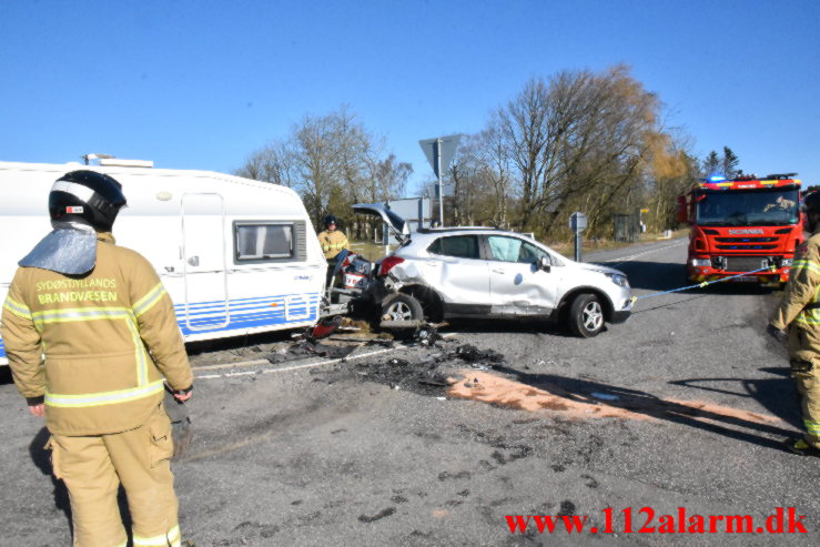 Overså sin ubetingede vigepligt. Vongevej i Sandved. 06/03-2022. KL. 10:41.