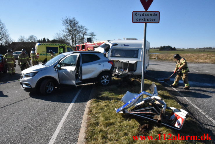 Overså sin ubetingede vigepligt. Vongevej i Sandved. 06/03-2022. KL. 10:41.