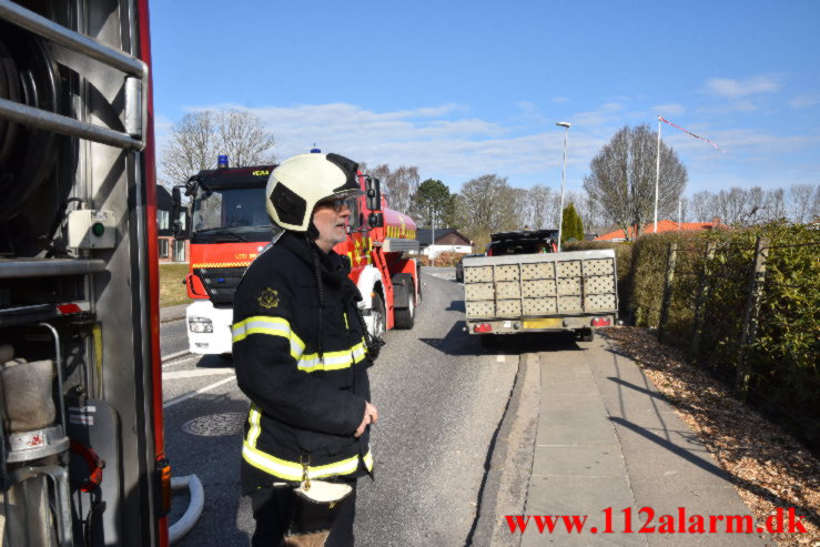 Uforsigtighed med gasbrænder skyld i ville brand. Vindingvej I Vejle. 25/03-2022. KL. 09:39.