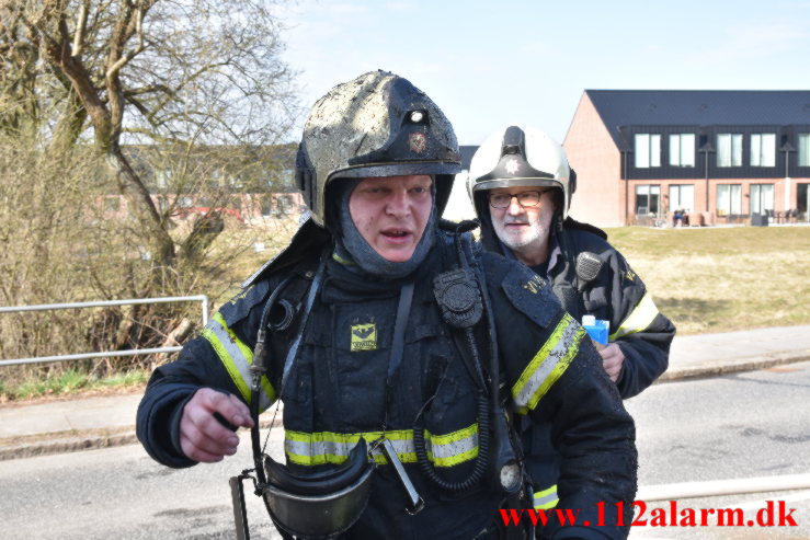 Uforsigtighed med gasbrænder skyld i ville brand. Vindingvej I Vejle. 25/03-2022. KL. 09:39.