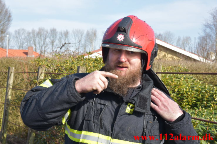 Uforsigtighed med gasbrænder skyld i ville brand. Vindingvej I Vejle. 25/03-2022. KL. 09:39.