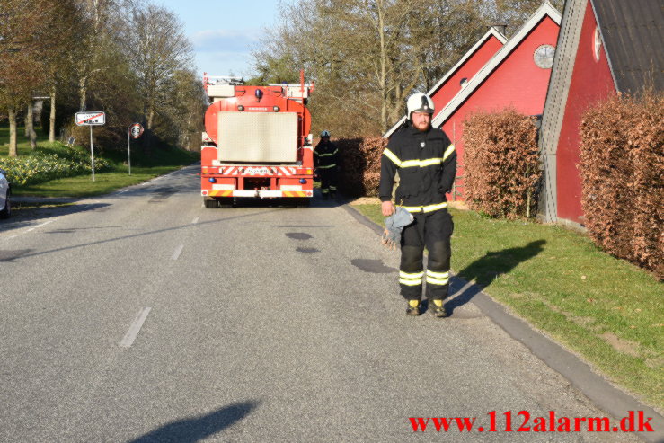 Mindre Naturbrand. Vardevej i Skibet. 22/04-2022. Kl. 18:58.