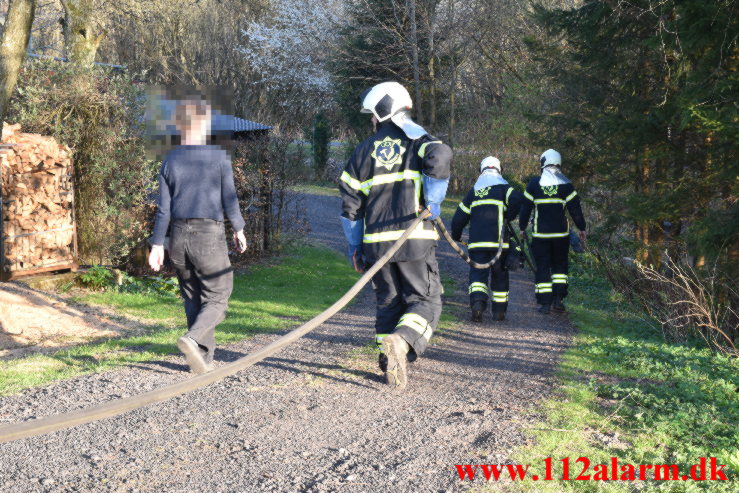 Mindre Naturbrand. Vardevej i Skibet. 22/04-2022. Kl. 18:58.