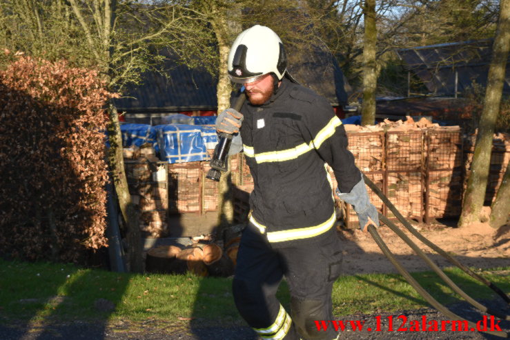 Mindre Naturbrand. Vardevej i Skibet. 22/04-2022. Kl. 18:58.