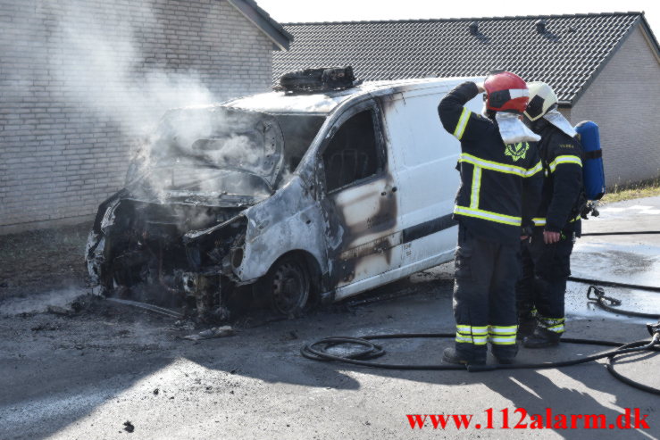 Bilbrand. Agerglimt i Vinding. 15/05-2022. KL. 17:29.