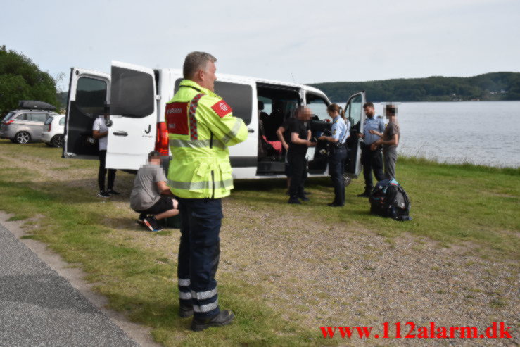 Stor redningsaktion. Tirsbæk Strandvej ”Albuen” 05/06-2022. KL. 16:28.