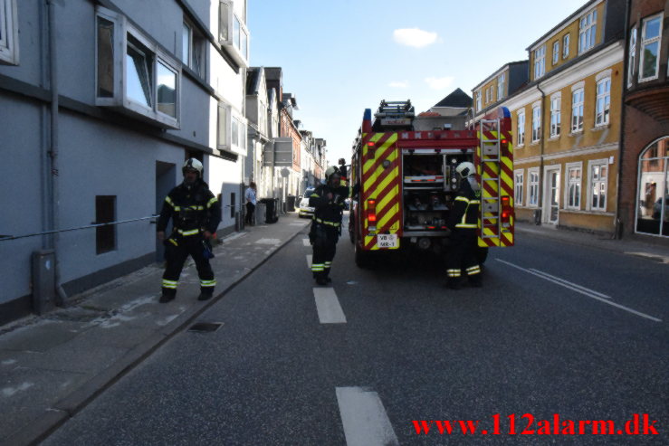 Ild i Lejlighed. Vedelsgade 68 i Vejle. 21/06-2022. KL. 18:13.