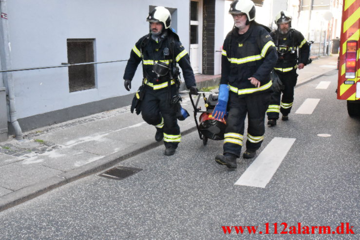 Ild i Lejlighed. Vedelsgade 68 i Vejle. 21/06-2022. KL. 18:13.