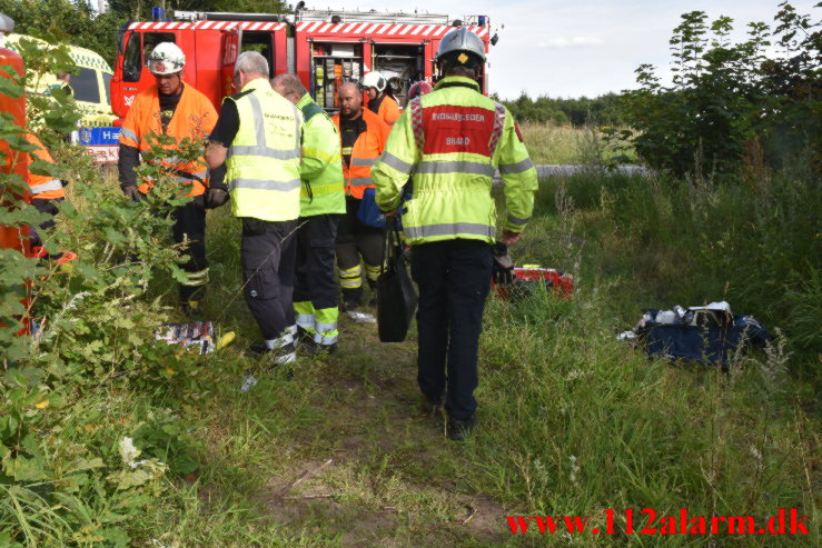 Fuh med Fastklemte. Hærvejen ved Randbøl. 29/07-2022. KL. 17:27.