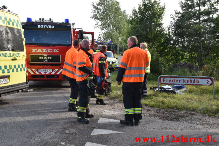 Fuh med Fastklemte. Hærvejen ved Randbøl. 29/07-2022. KL. 17:27.