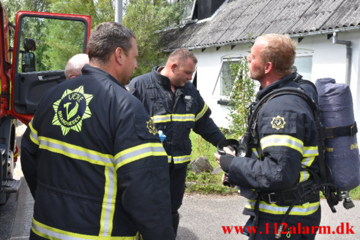 Mindre brand i Køkken. Nørre Bygade i Grejs. 06/08-2022. KL. 13:06.