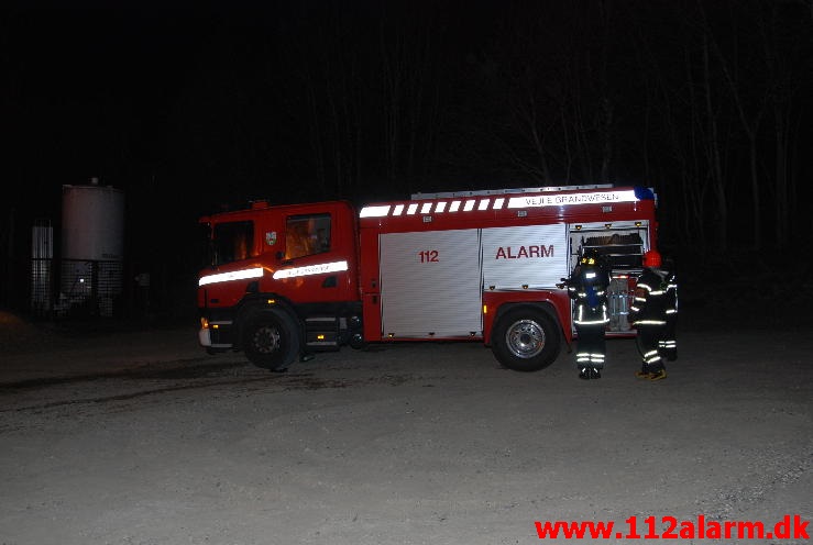 Brand i Sommerhus. Lerbæk Møllevej ved Vejle. 07/05-2013. Kl. 23:21.