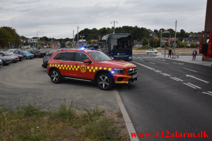 Ild i Gryde. Borgevold 16 i Vejle. 07/09-2022. KL. 13:45.