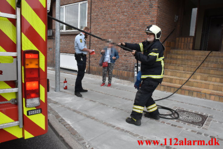 Ild i Gryde. Borgevold 16 i Vejle. 07/09-2022. KL. 13:45.