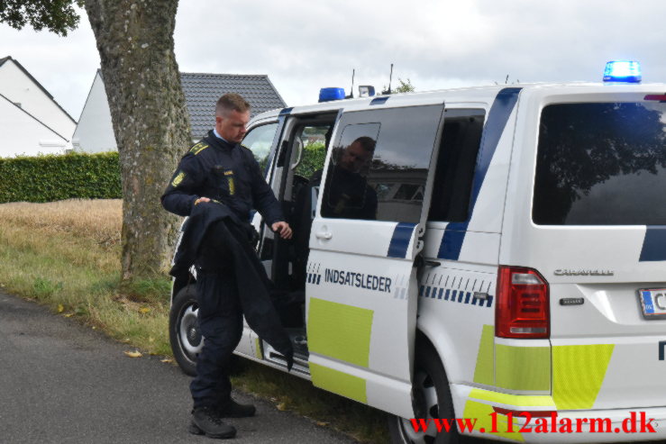 Gårdbrand. Vorkvej ved Ødsted. 13/09-2022. KL. 16:04.