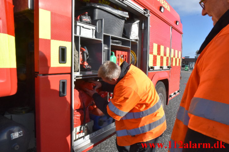 Større Benzin udslip. Dieselvej i Vejle. 15/09-2022. KL. 08:42.