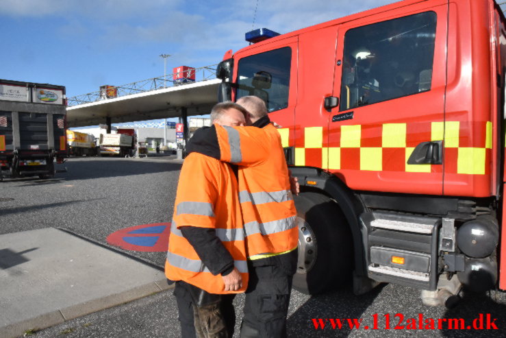 Større Benzin udslip. Dieselvej i Vejle. 15/09-2022. KL. 08:42.