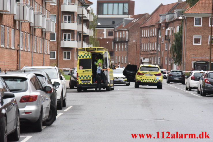 Dræbt med flere knivstik. Svendsgade i Vejle. 05/10-2022. KL. 11:00.