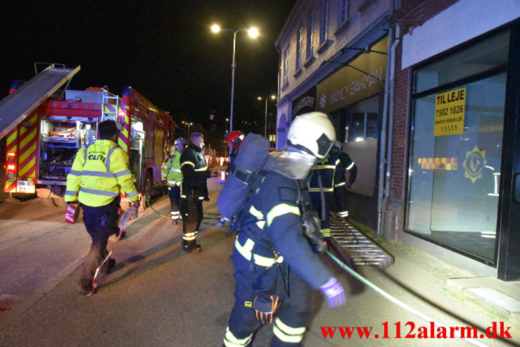 Ild i Lejlighed. Sønderbrogade i Vejle. 16/11-2022. KL. 20:55.