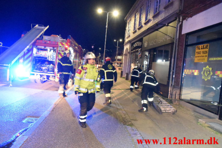 Ild i Lejlighed. Sønderbrogade i Vejle. 16/11-2022. KL. 20:55.