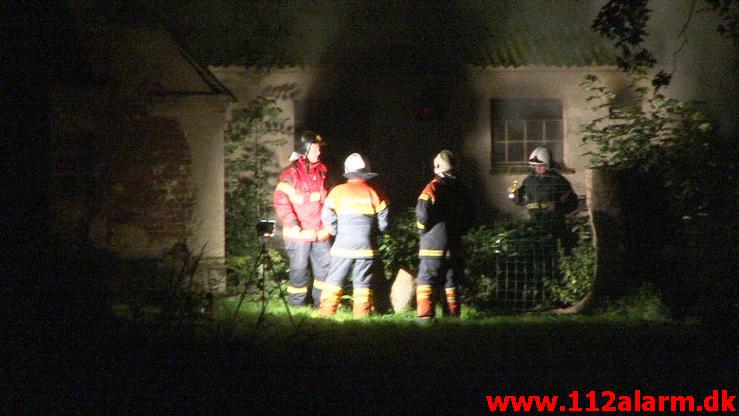 Gårdbrand. Hygumvej i Hygum. 23/09-2011. Kl. 21:30.